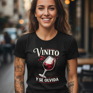 Camiseta "Vinito y se olvida"
