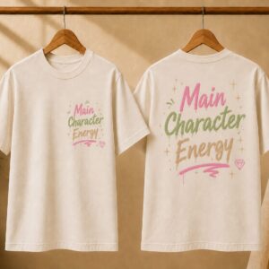 Camiseta Main Character Energy ⭐️💎