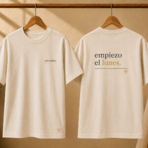 Camiseta El lunes empiezo 💎😉😂