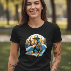 Camiseta Mono Surfer