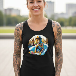 Camiseta Mono Surfer